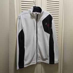 Spyder Men's Performance Jacket in White and Black